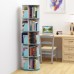 5 Tier 360° Rotating Stackable Shelves Bookshelf Organizer